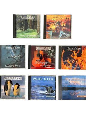 NatureQuest NorthSound 8 CD Lot Spirit Sojourn Antarctica Forest Pacific Blue